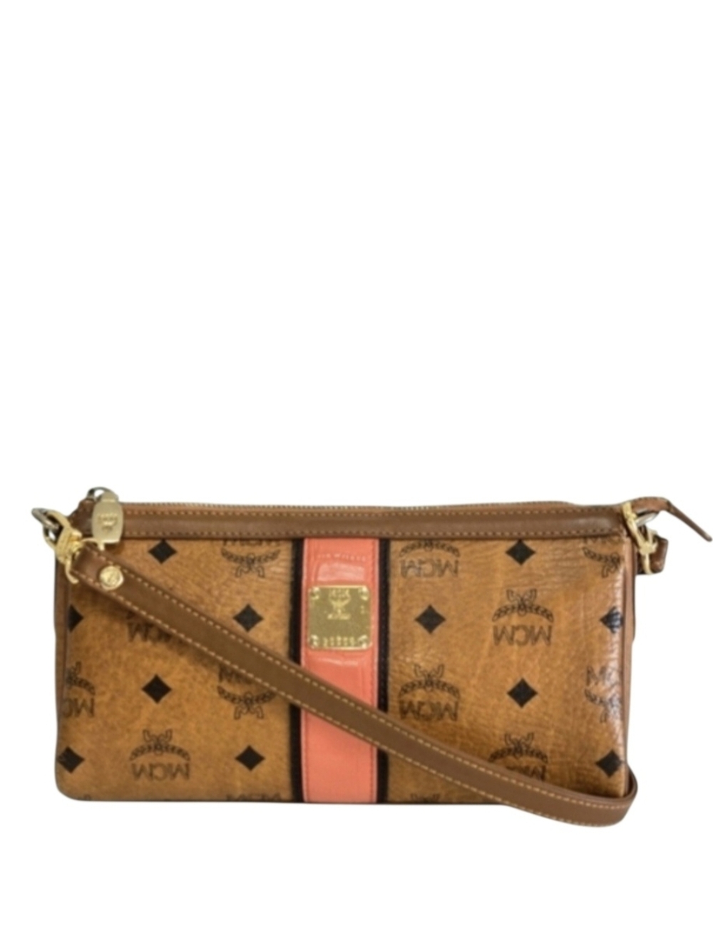 MCM (Limited Edition) Visetos Logogram Crossbody/Shoulder Bag